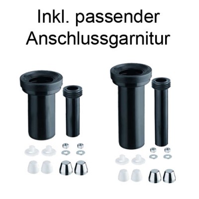 mit Anschlussgarnitur mit Anschlussgarnitur