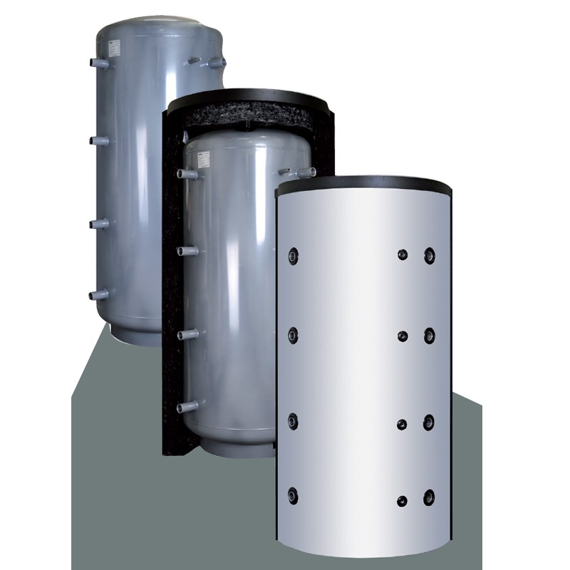 AUSTRIA EMAIL Schicht-Pufferspeicher PZ 500 ohne Flansch, mit ECO Skin-Isolierung, H1640xØ650