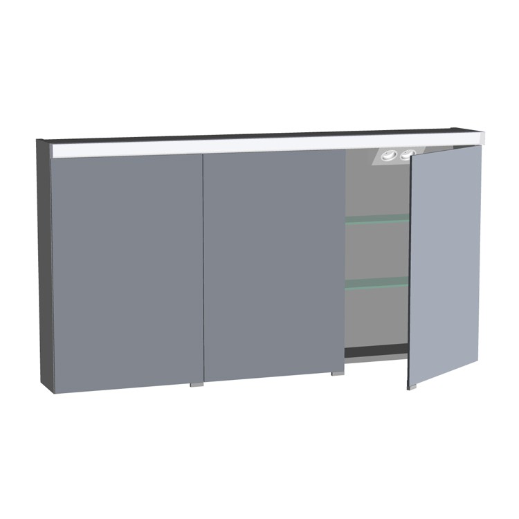 Burgbad Orell Spiegelschrank mit horiz. Beleuchtung 1200 PG3  