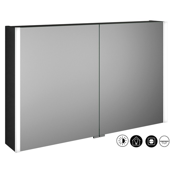 Burgbad Cube Spiegelschrank mit vertikaler LED-Beleuchtung 1000 (SPFX100)