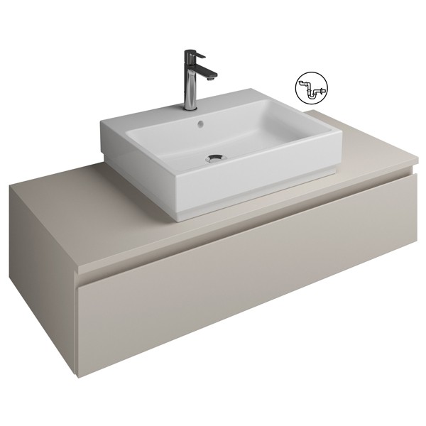 Burgbad Cube Waschtischunterschrank passend zu Grohe Cube (WWGO120)PG2