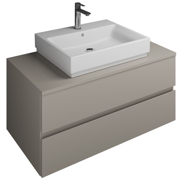 Burgbad Cube Waschtischunterschrank passend zu Grohe Cube (WWGP100)PG3