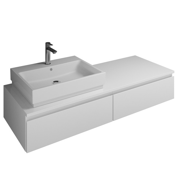 Burgbad Cube Waschtischunterschrank passend zu Grohe Cube(WWGS140)PG3