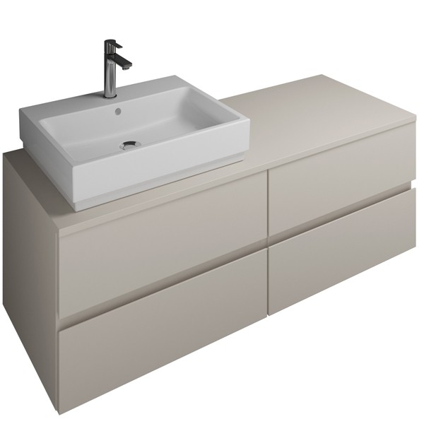 Burgbad Cube Waschtischunterschrank passend zu Grohe Cube(WWGT140)PG2