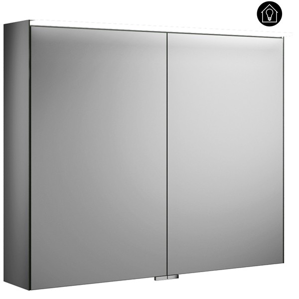 Burgbad Fiumo Spiegelschrank 800 mit horizontaler LED-Beleuchtung (SPIY080)