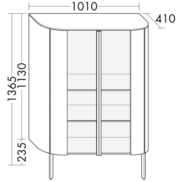 Burgbad Lavo 2.0 Hochschrank (SGCI101)