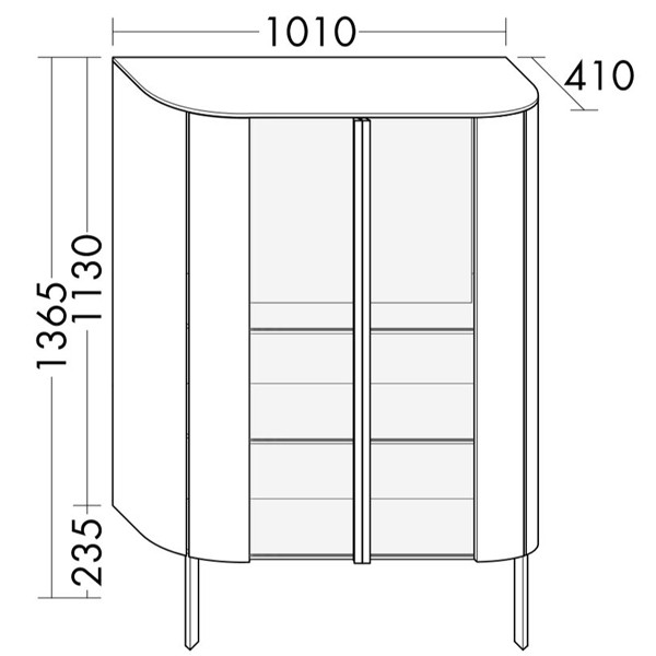 Burgbad Lavo 2.0 Hochschrank (SGCK101)