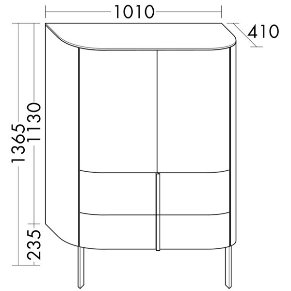 Burgbad Lavo 2.0 Hochschrank (SGCL101)