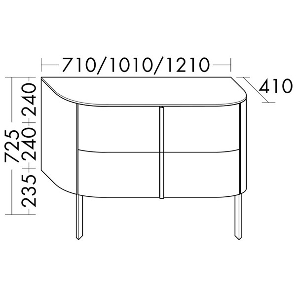 Burgbad Lavo 2.0 Unterschrank (SGCM121)