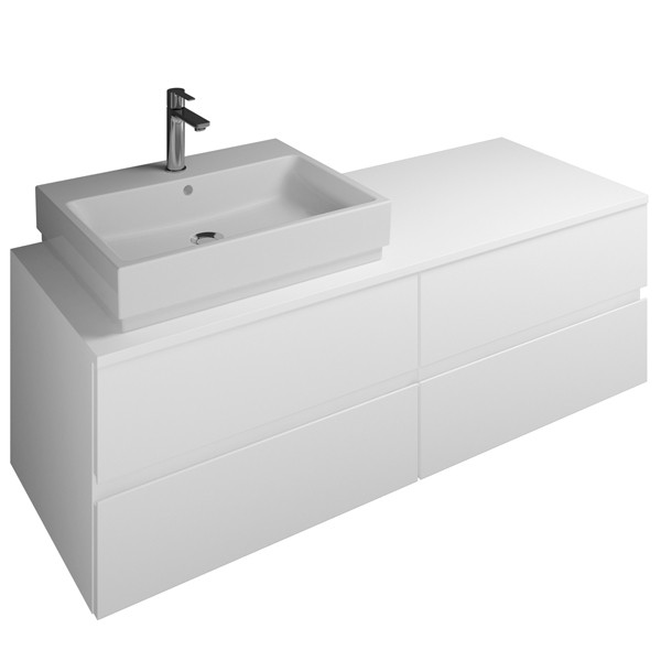 Burgbad Waschtischunterschrank passend zu Grohe Cube(WWGU140)PG2