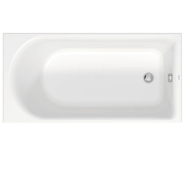 DU Badewanne D-Neo 1500x750mm, weiß, Einbauversion, 1 Rückenschräge