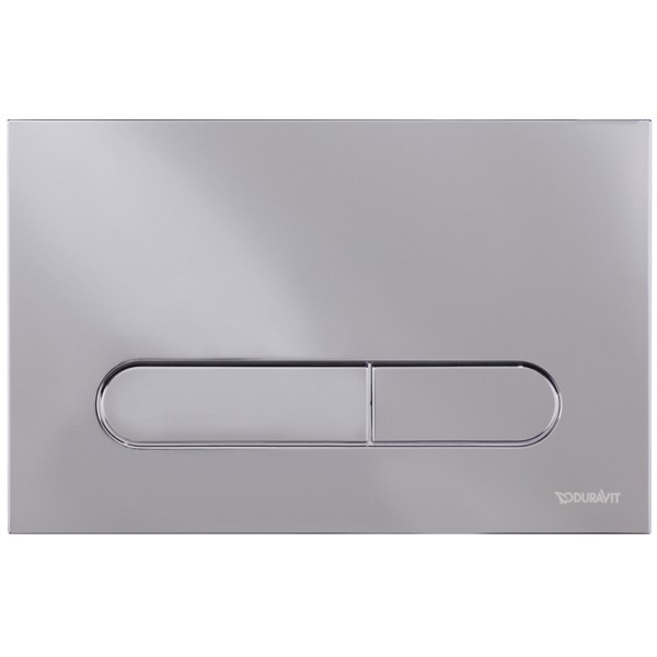 DU DuraSys Betät.-Pl.mech.f. WC Beta 100 Dual Flush,Aufgesetz,Chrom HG