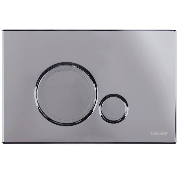 DU DuraSys Betät.-Pl.mech.f. WC Beta 120 Dual Flush,Aufgesetz,Chrom HG