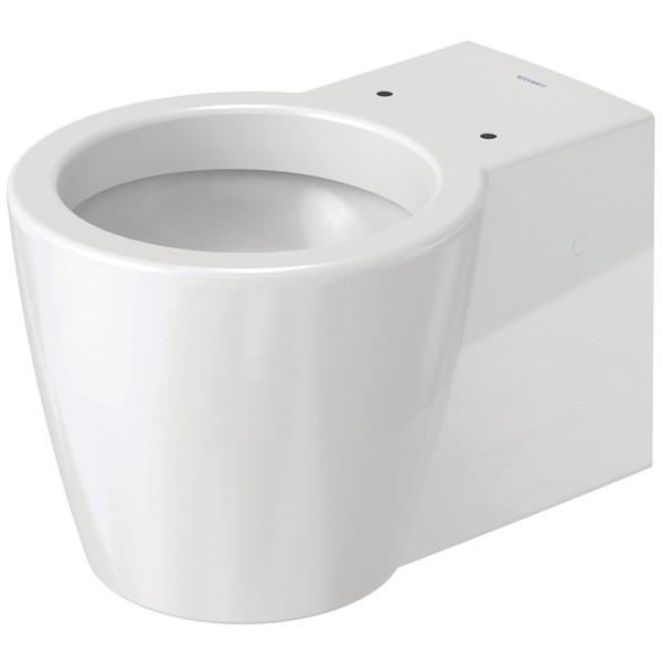 DU Wand-WC Starck 1 575 mm Tiefspüler, Durafix, weiß WonderGliss