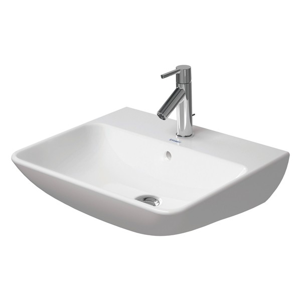 DU Waschtisch ME by Starck 550 mm mit ÜL , mit HLB, 1 HL, weiß,Durashield