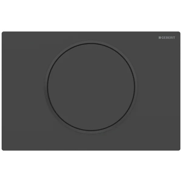Geberit Sigma10 BetPl. für Spül-Stopp Spülung schwarz