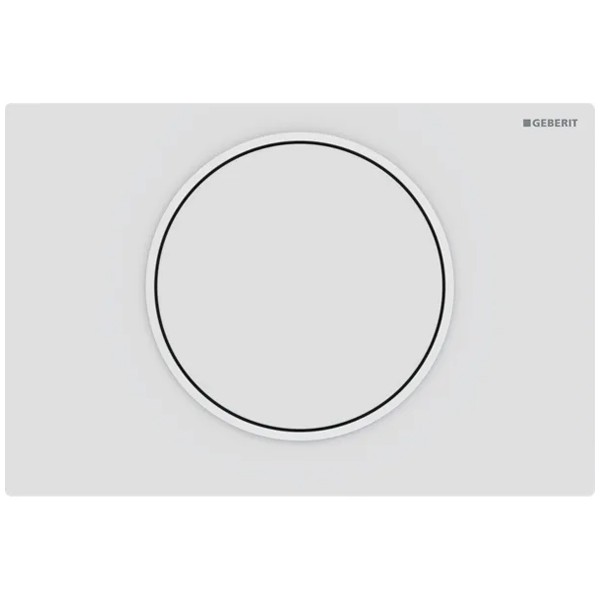 Geberit Sigma10 BetPl. für Spül-Stopp Spülung weiß matt / weiß