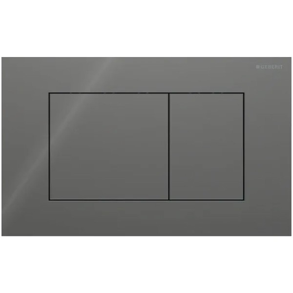 Geberit Sigma 40 BetPl., für 2-Mengen-Spülung Square, Glas, Lava