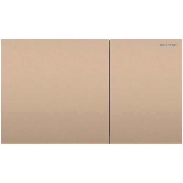 Geberit Sigma70 BetPl., für 2-Mengen-Spülung Edelstahl rotgold