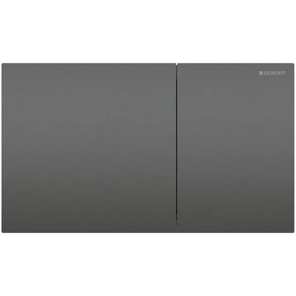 Geberit Sigma70 BetPl., für 2-Mengen-Spülung Edelstahl schwarzchrom