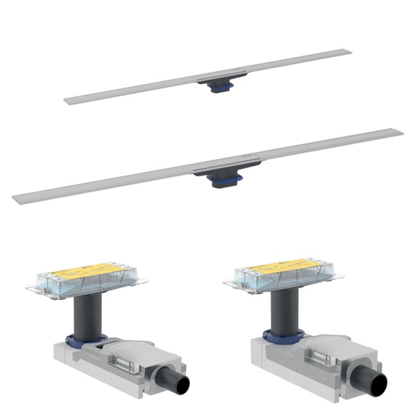 Geberit CleanLine60, Set-Angebot Duschrinne mit Ablaufgehäuse
