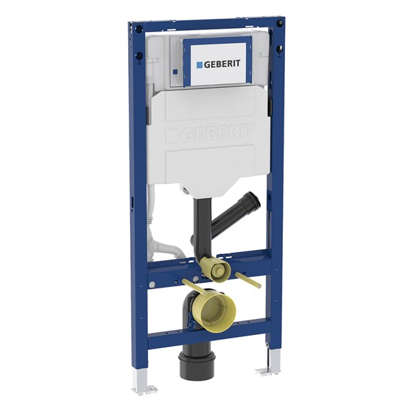 Geberit Duofix Element f. WWC, 112cm m. Sigma UP-SPK 12cm, f. Geruchsabsaugung/Abluft