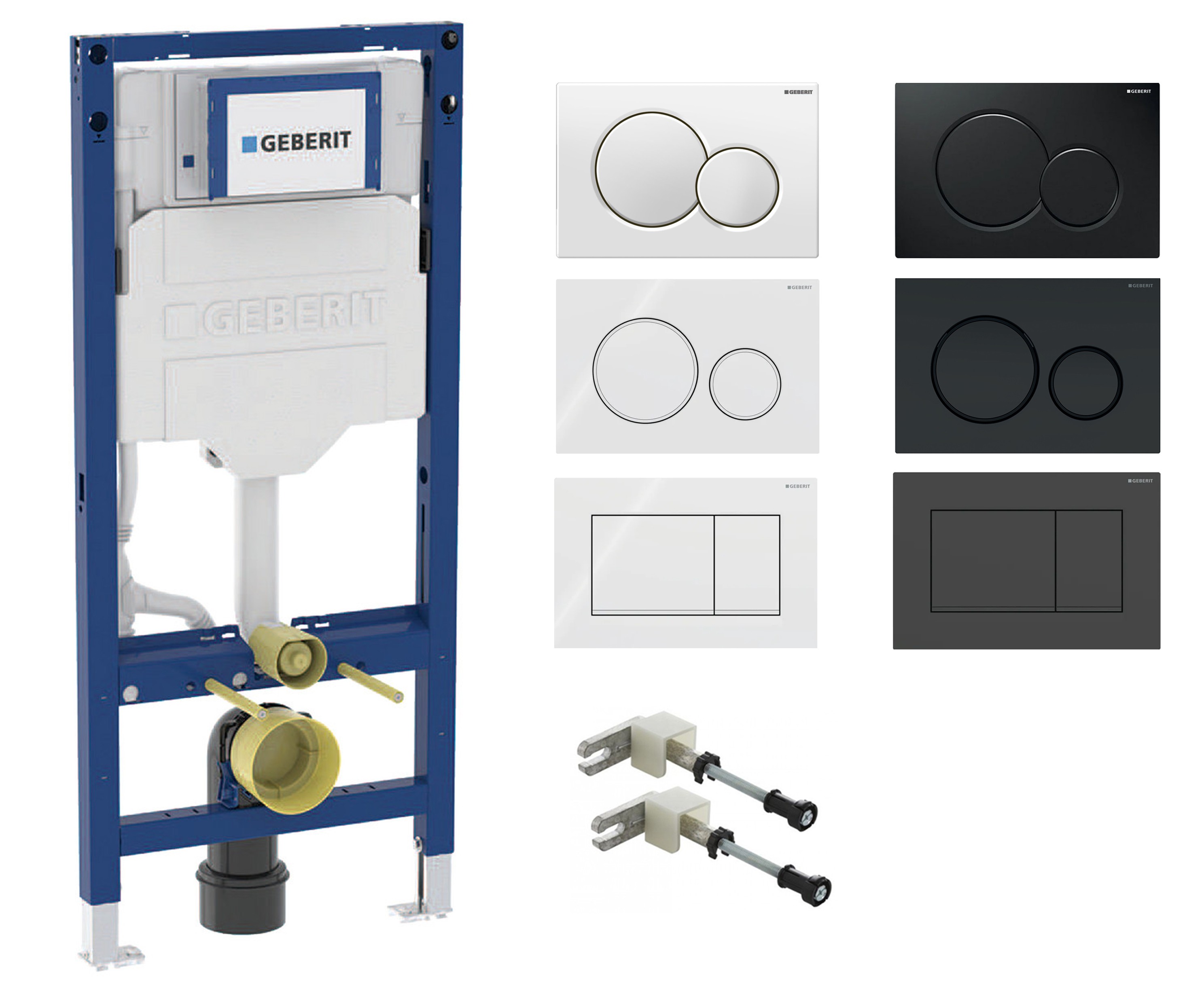 Geberit  Duofix Element Set für Wand WC, Bauhöhe 112 cm UP320 111300005 