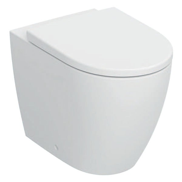 Geberit iCon Set SWC, Tiefsp., wandbündig geschl.,TurboFlush, WC-Sitz, T:56cm, wem