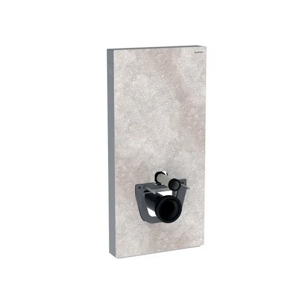 GE Monolith Plus Sanitärmodul für WWC 101cm, Steinzeug Betonoptik, Aluminium