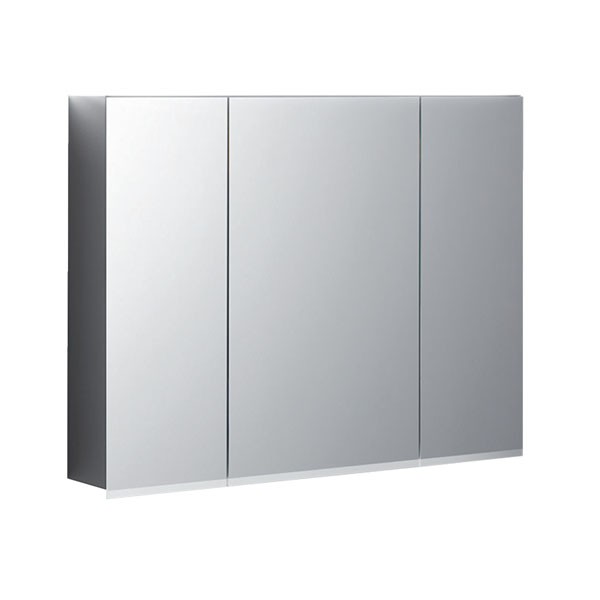 GE Option Plus Spiegelschrank m. Beleuchtung, drei Türen, 90x70x17,2cm