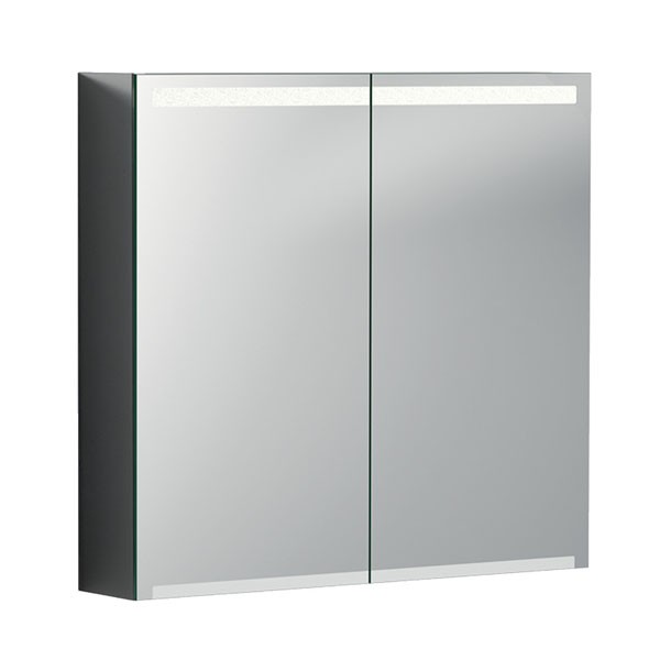 Geberit Option Spiegelschrank mit Beleuchtung zwei Türen, 75x70x15cm  (500205001) (500205001)