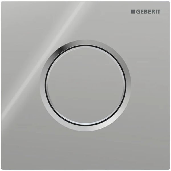 Geberit UR-Strg. mit pneumatischer Spülausl. BetPl. Sigma01 glanzverchromt