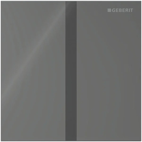 Geberit Typ 40 UR-Strg. m. elektron. Sp-Ausl. Netz.-Betr., Square, Glas, Lava