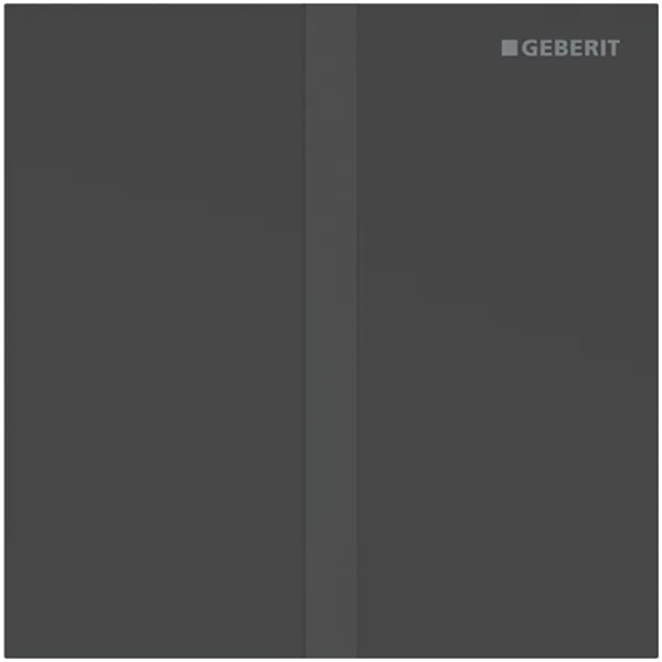 Geberit Typ 40 UR-Strg. m. elektron. Sp-Ausl. Netz.-Betr., Square, schwarzmatt/Etc