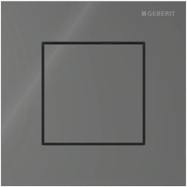 Geberit Typ 40 UR-Strg. mit pneum. Sp-Ausl. Square, Glas, Lava