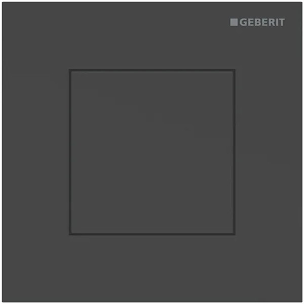 Geberit Typ 40 UR-Strg. mit pneum. Sp-Ausl. Square, schwarzmatt/Etc