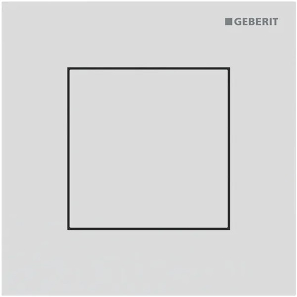 Geberit Typ 40 UR-Strg. mit pneum. Sp-Ausl. Square, weißmatt/Etc