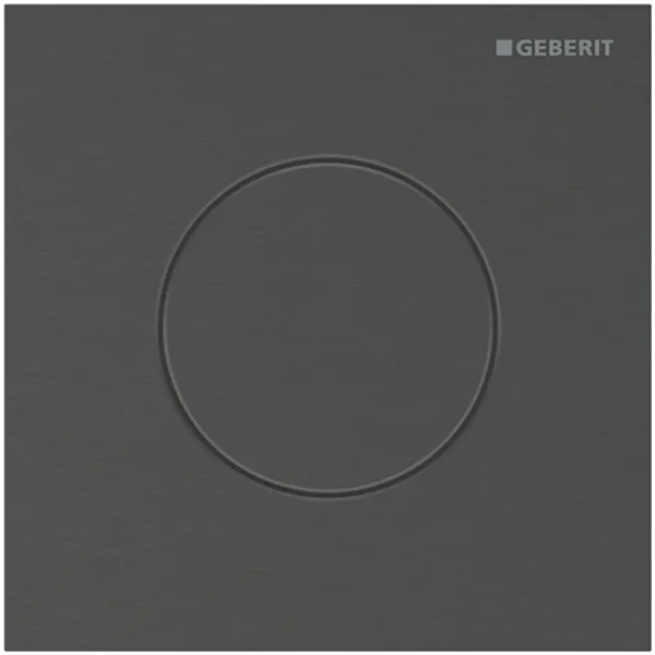 Geberit Typ 40 UR-Strg. mit pneum. Sp-Ausl. Round, schwarzchrom gebü./Etc