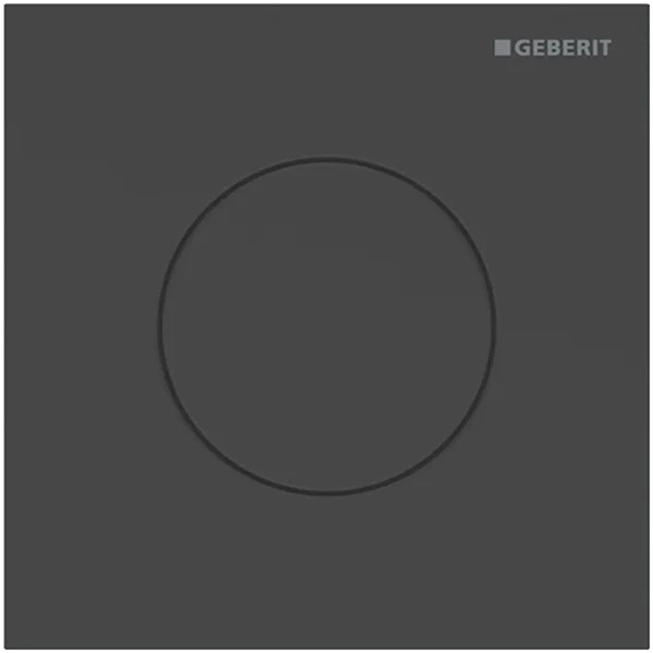Geberit Typ 40 UR-Strg. mit pneum. Sp-Ausl. Round, schwarzmatt/Etc