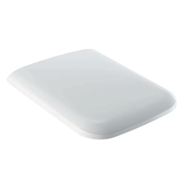Geberit WC-Sitz iCon Square, Absenkautomatik Scharniere: Metall, weiß(alpin)
