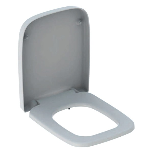 Geberit WC-Sitz Renova Plan, Scharnier: Metall, Absenkautomatik weiß(alpin)