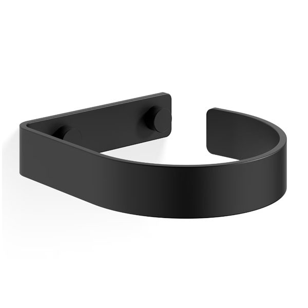 Giese Föhnhalter schwarz matt Montage mit Öffnung links/rechts möglich