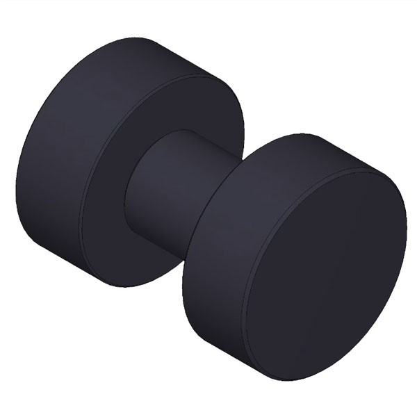 Giese Haken schwarz matt L:30 mm