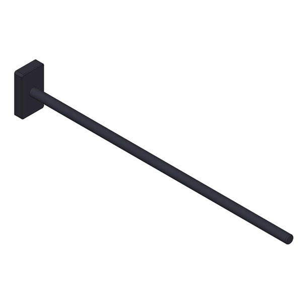 Giese Handtuchhalter schwarz matt 1tlg. starre Ausführung L: 410 mm