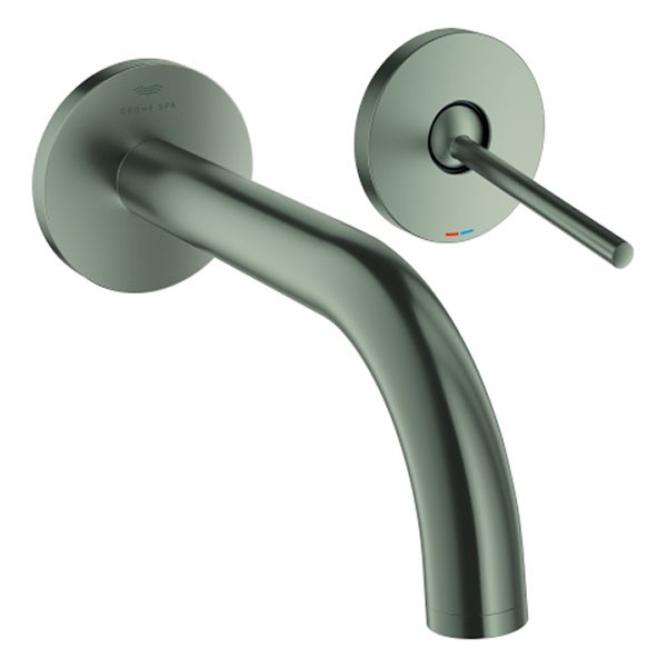 GROHE 2-L-WT-Wandbatterie Atrio 29410 FMS Ausladung 185mm satin steel