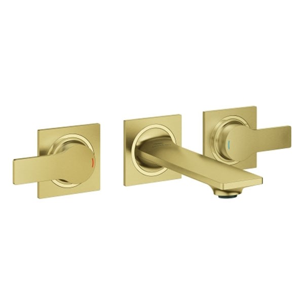 GROHE 3-L-WT-Wandbatterie Allure 20189_2 FMS Ausl. 150mm cool sunrise gebürstet