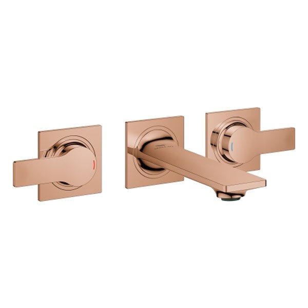 GROHE 3-L-WT-Wandbatterie Allure 20189_2 FMS Ausladung 150mm warm sunset