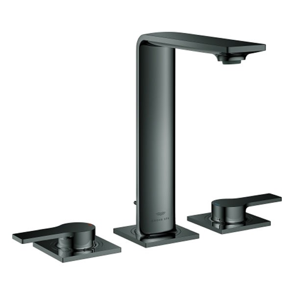 GROHE 3-Loch-WT-Batterie Allure 20188_1 mit Hebelgriffen hard graphite