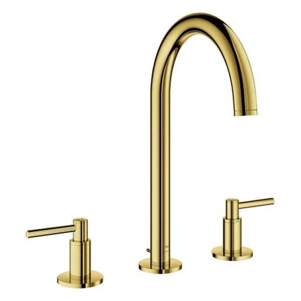 GROHE 3-Loch-WT-Batterie Atrio 20649 Rohrauslauf Hebelgriff cool sunrise