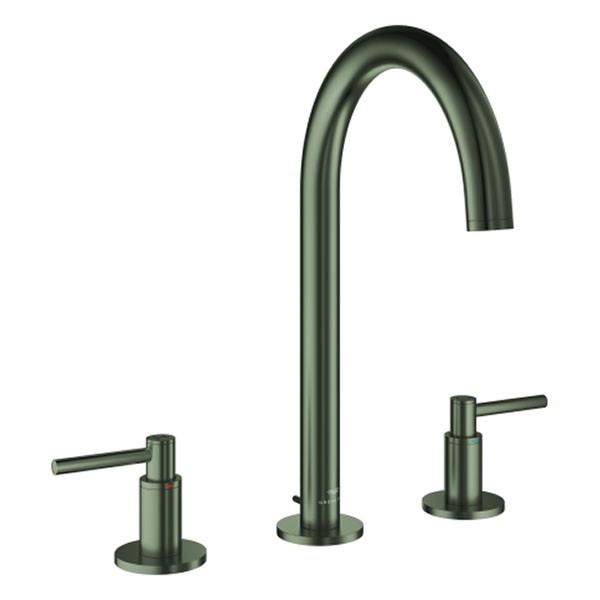 GROHE 3-Loch-WT-Batterie Atrio 20649 Rohrauslauf Hebelgriff satin graphite